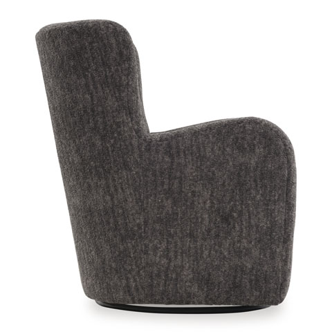 Rowenburg Fabric/Metal Swivel Glider Accent Chair