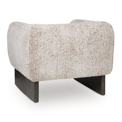 Olethea Fabric/Wood Accent Chair
