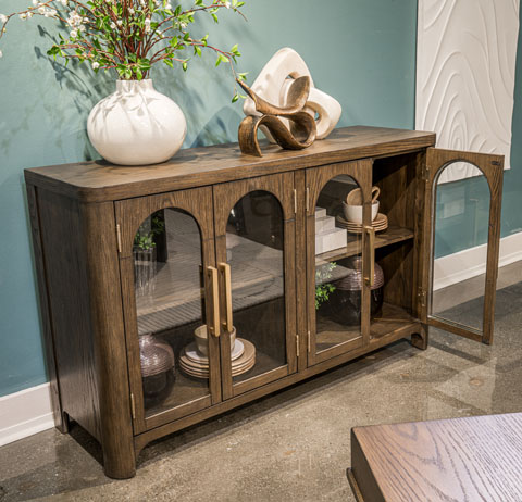 Radkin Round Wood Dining Set - Mid-Century Modern | Ashley