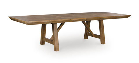 Gramburg Extendable Dining Set - Light Brown | Seats 10 | Ashley