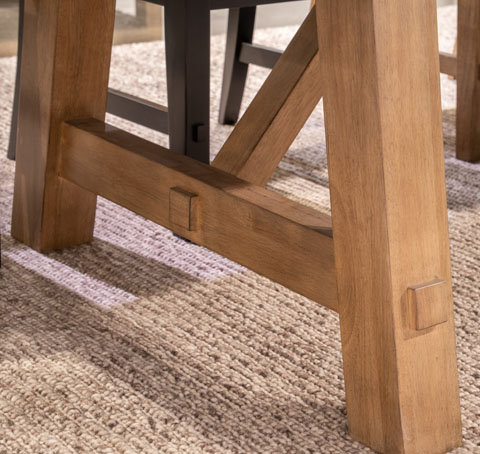 Gramburg Extendable Dining Set - Light Brown | Seats 10 | Ashley