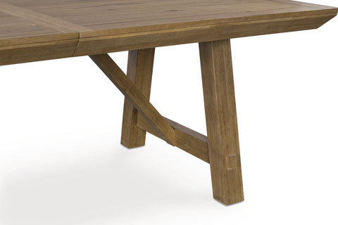 Gramburg Extendable Wood Dining Table - Light Brown | Seats 10