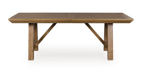Gramburg Extendable Wood Dining Table - Light Brown | Seats 10