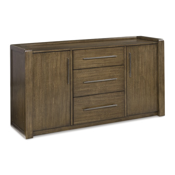 Baskinger Extendable Dining Room Set | Rectangular Brown Wood