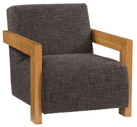 Dorney Polyester/Wood Accent Chair