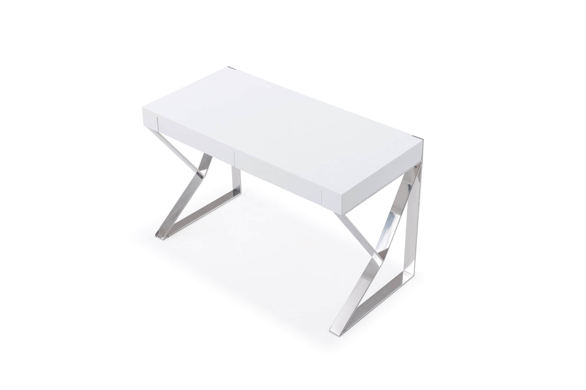Noho Modern High Gloss Office Desk with Storage Drawers