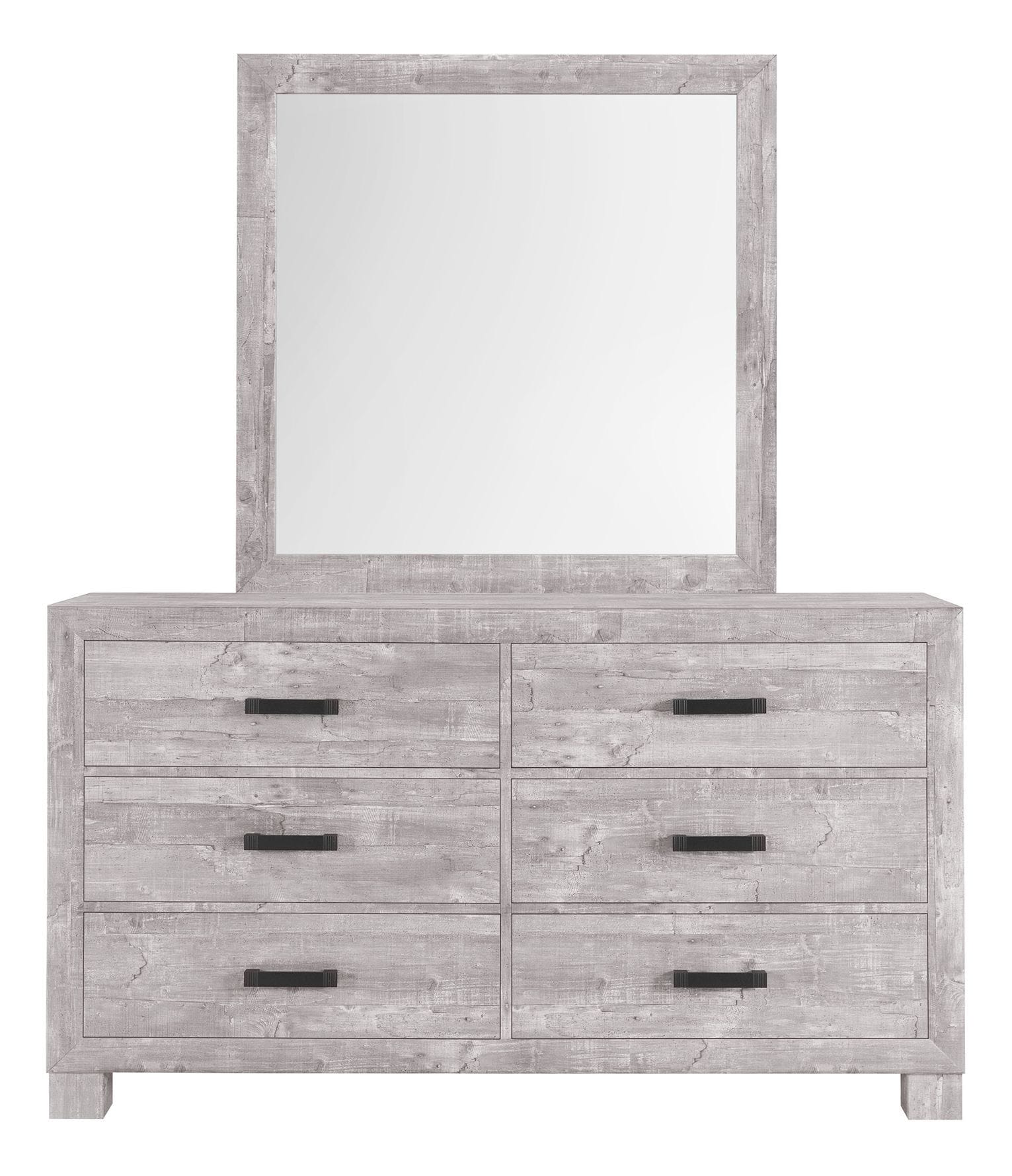 Nolan MDF/Wood Double Dresser w/6 Drawers