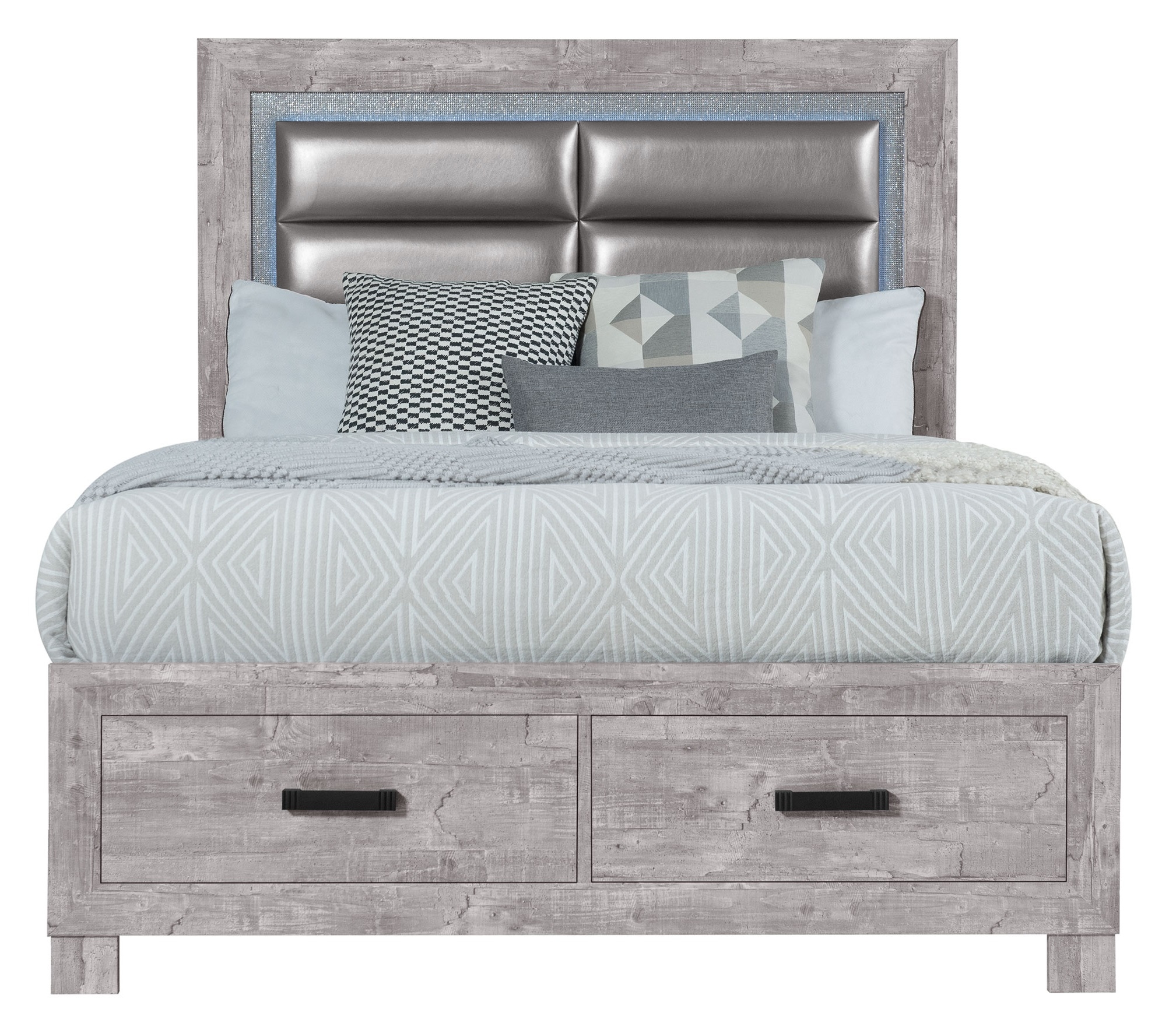 NOLAN GREY FULL BED