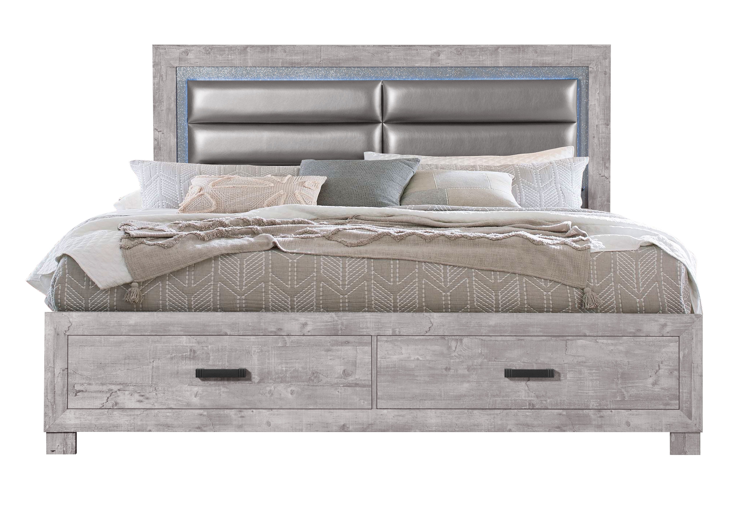 NOLAN GREY FULL BED