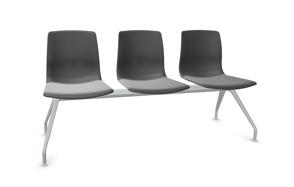 Noom 50 Polypropylene Beam Seating (3 Chairs)
