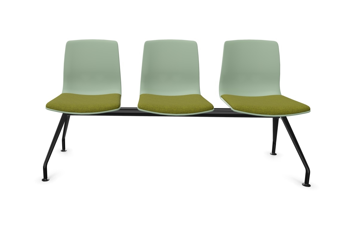 Noom 50 Polypropylene Beam Seating (3 Chairs)