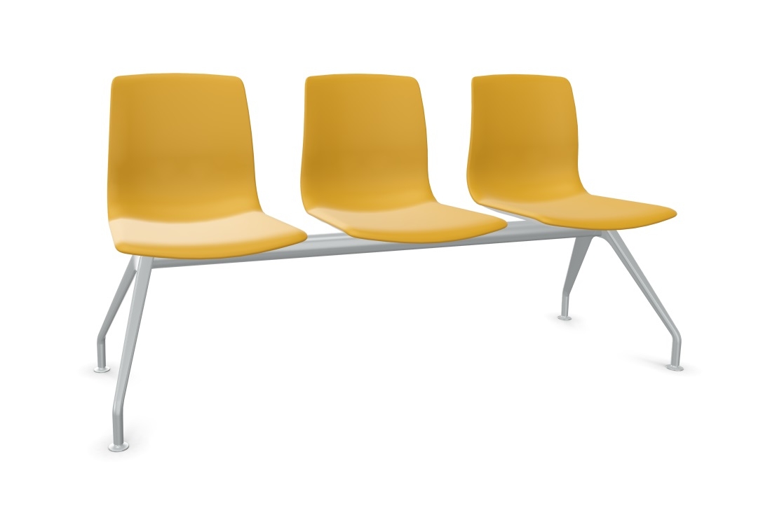 Noom 50 Polypropylene Beam Seating (3 Chairs)
