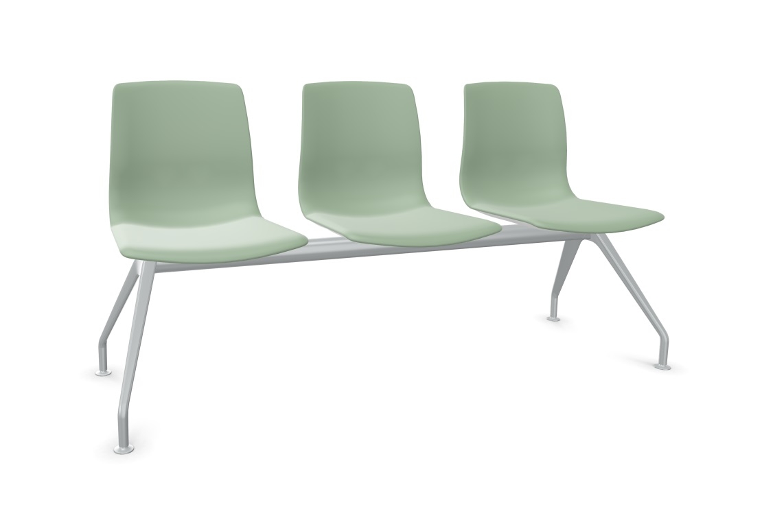 Noom 50 Polypropylene Beam Seating (3 Chairs)
