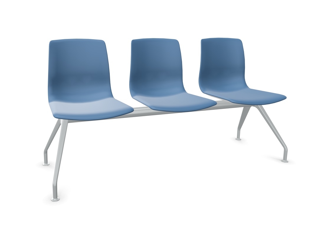 Noom 50 Polypropylene Beam Seating (3 Chairs)