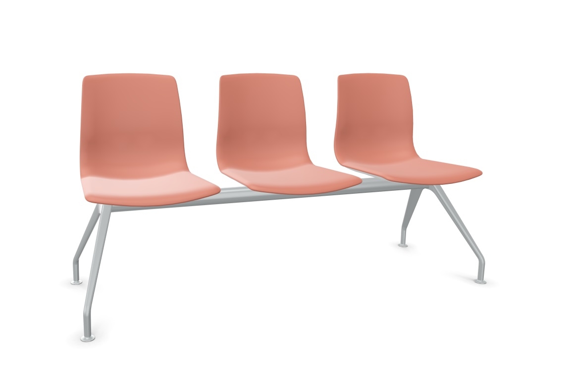 Noom 50 Polypropylene Beam Seating (3 Chairs)