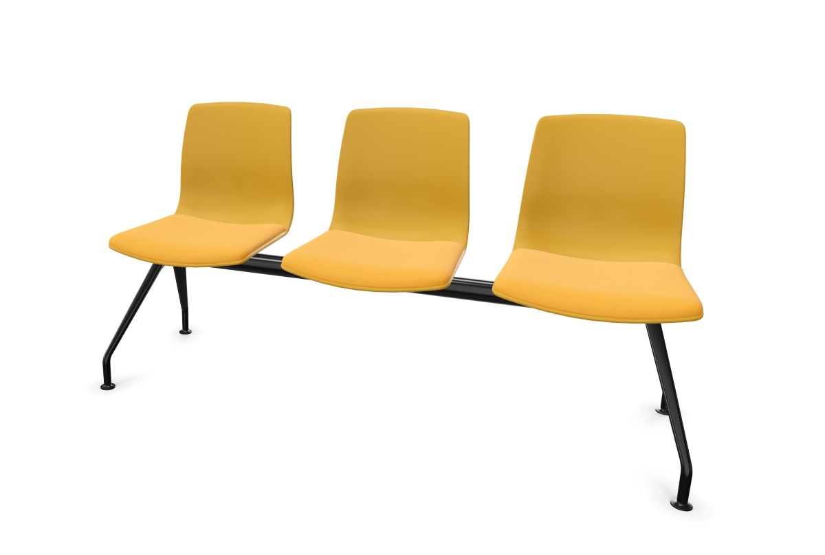 Noom 50 Polypropylene Beam Seating (3 Chairs)