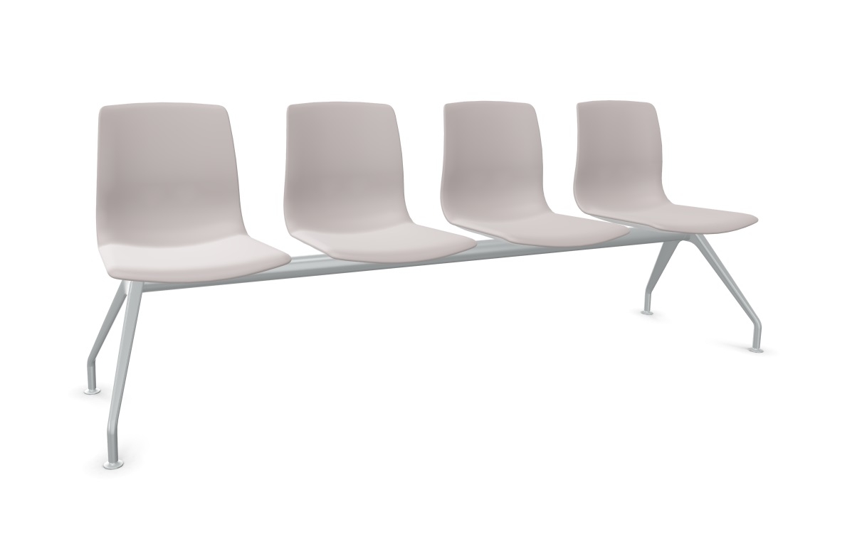 Noom 50 Polypropylene Beam Seating (4 Chairs)