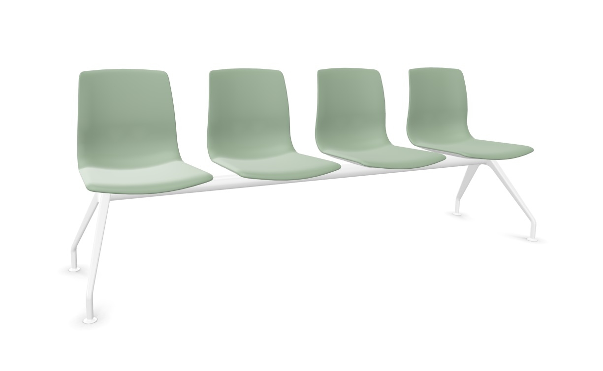 Noom 50 Polypropylene Beam Seating (4 Chairs)