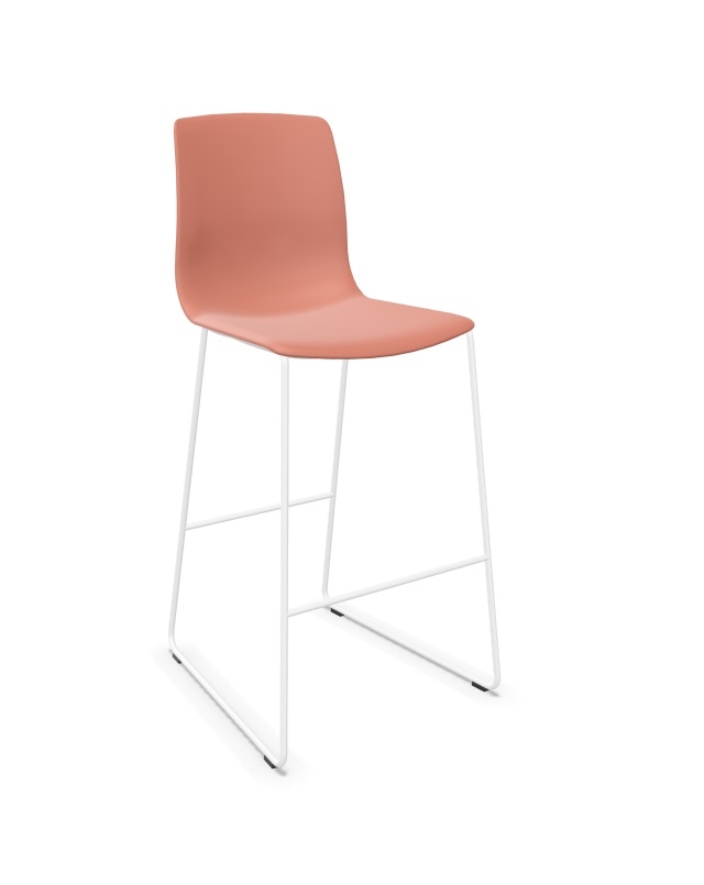 Noom 50 Polypropylene Armless Cantilever Bar Stool