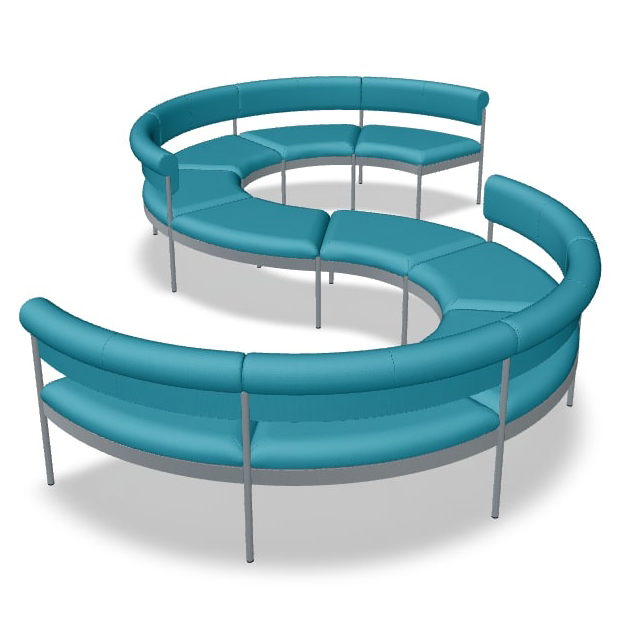 Modular upholstered bench