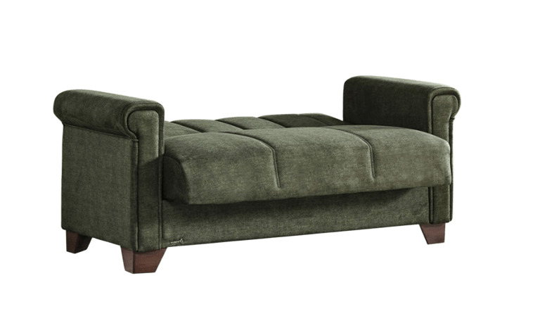 Nova Microfiber Convertible Loveseat