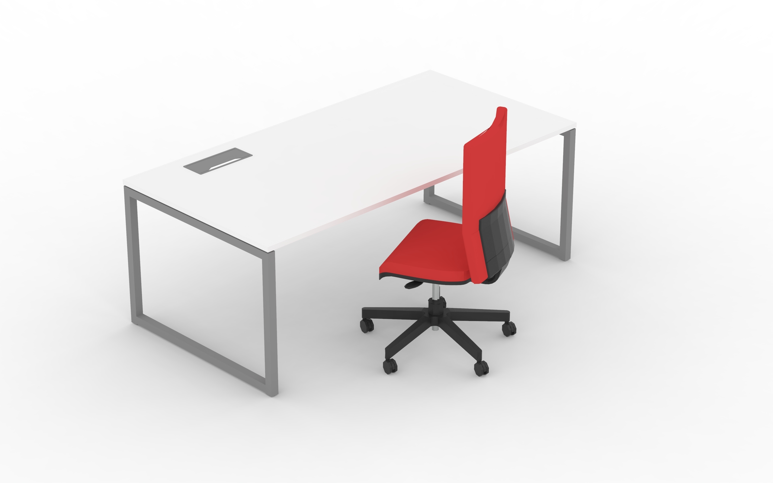 Nova O Executive Office Desk w/Metal Frame