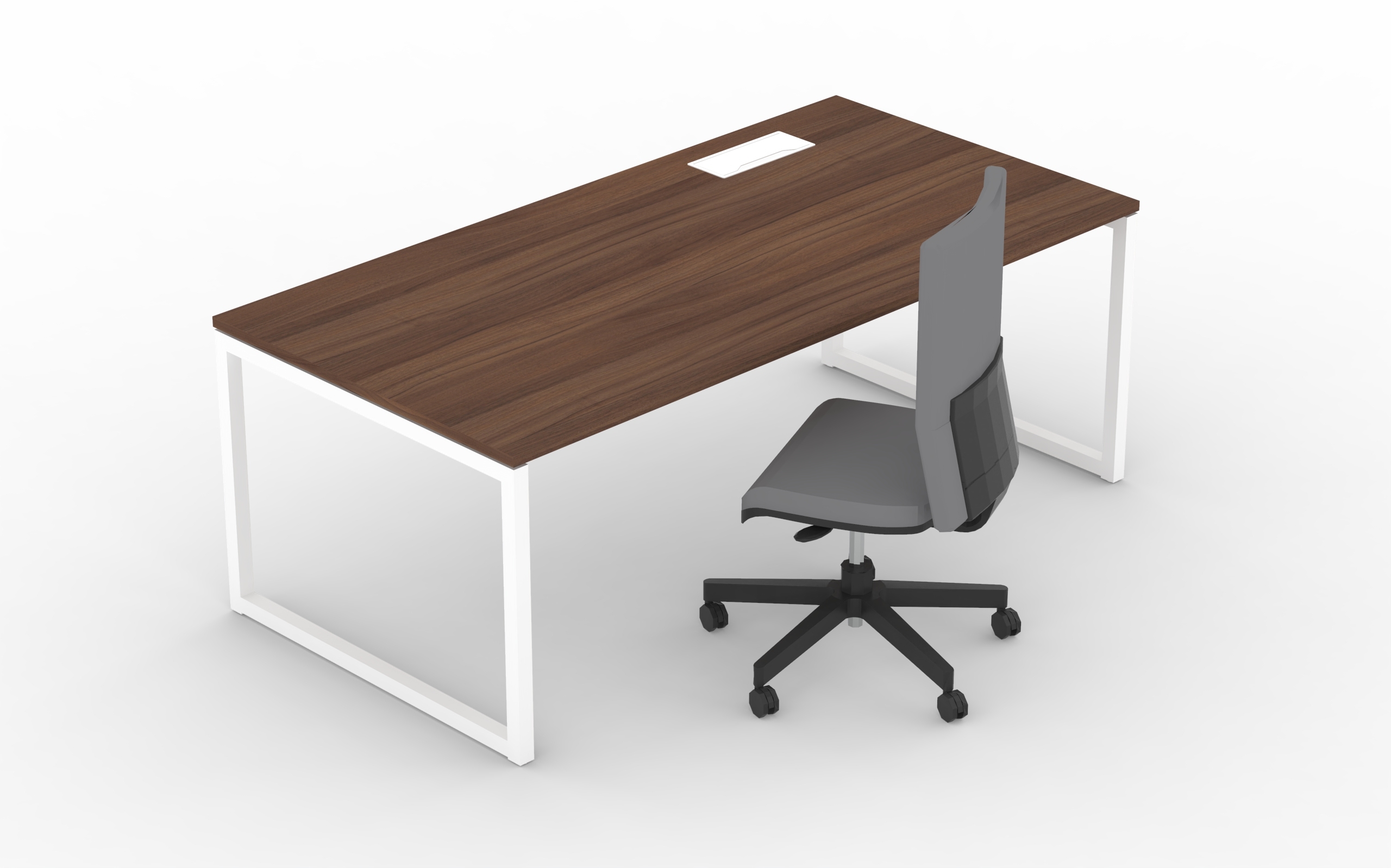 Nova O Executive Office Desk w/Metal Frame