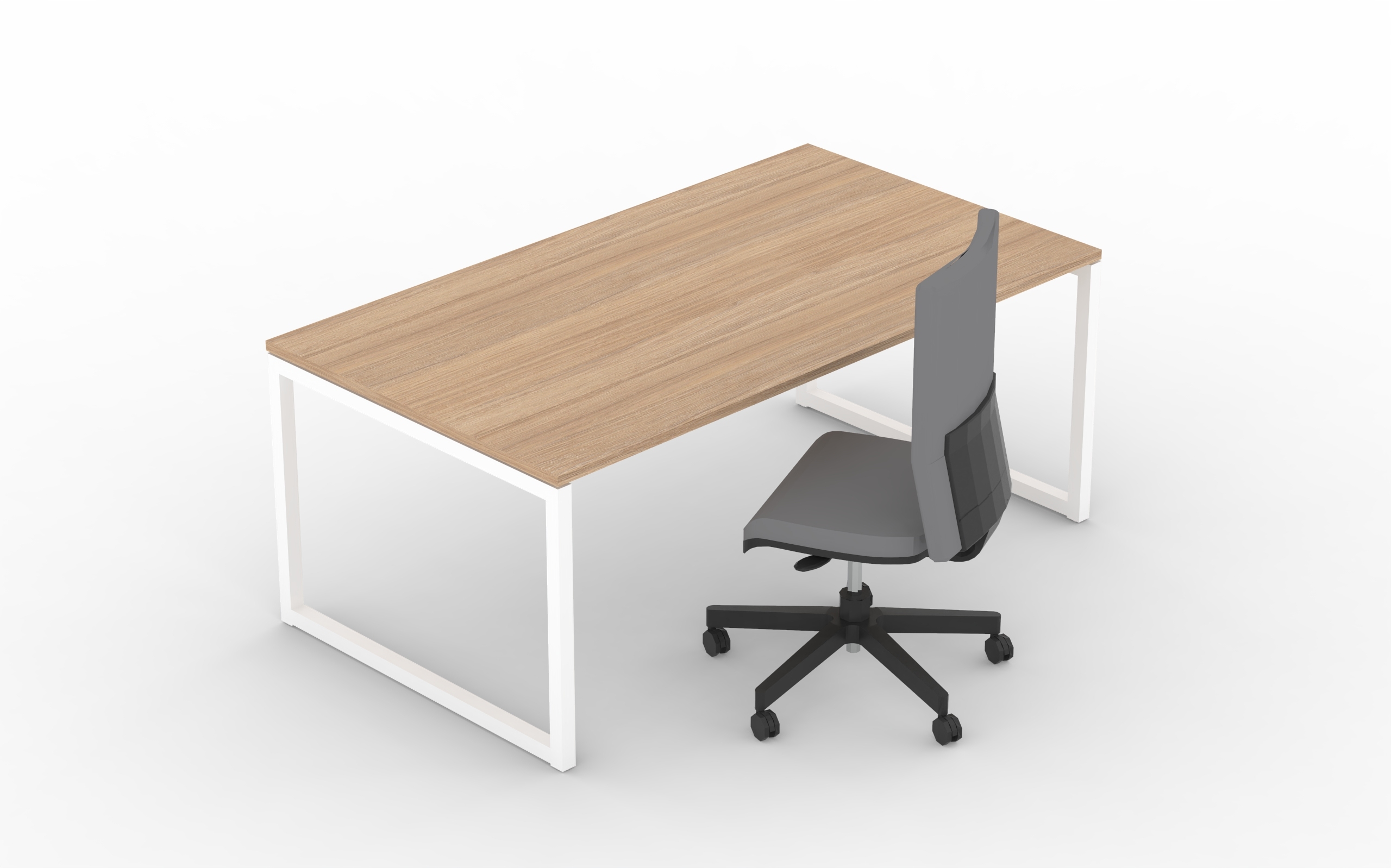 Nova O Executive Office Desk w/Metal Frame