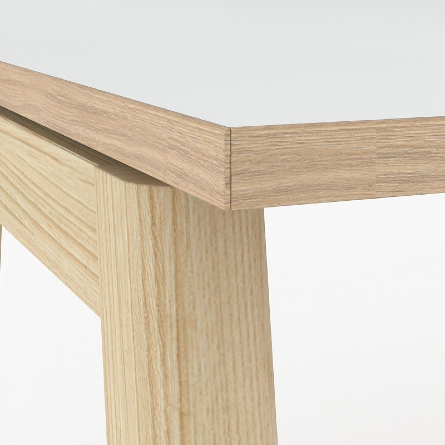 Nova Wood 55.1" Melamine Straight Office Desk