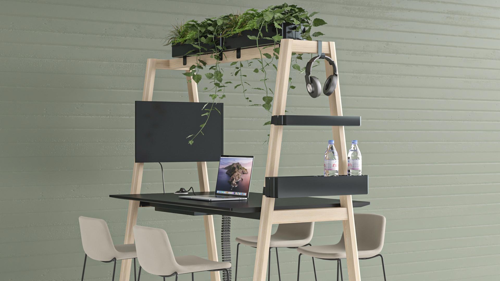 NARBUTAS Nova Wood Rectangular Table