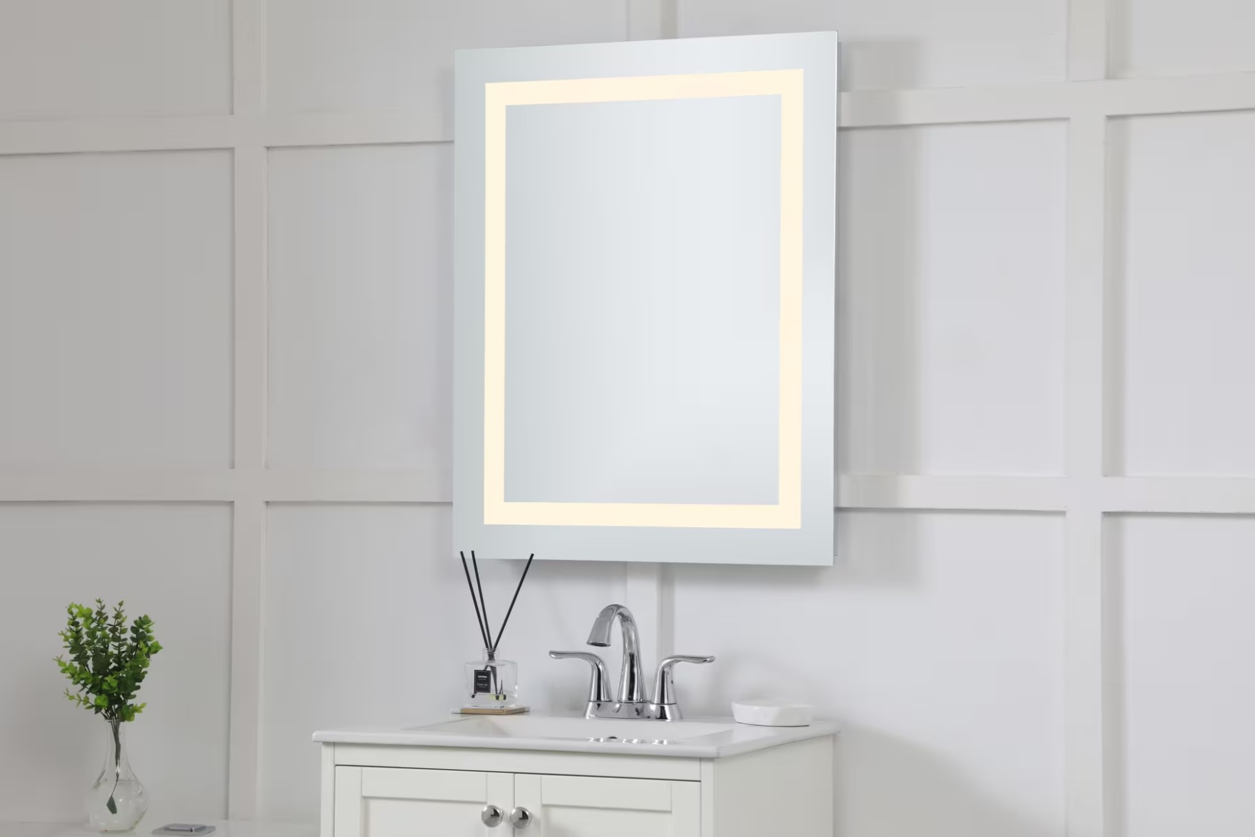 Nova LED Hardwired 24" x 30" Rectangle Dimmable Mirror