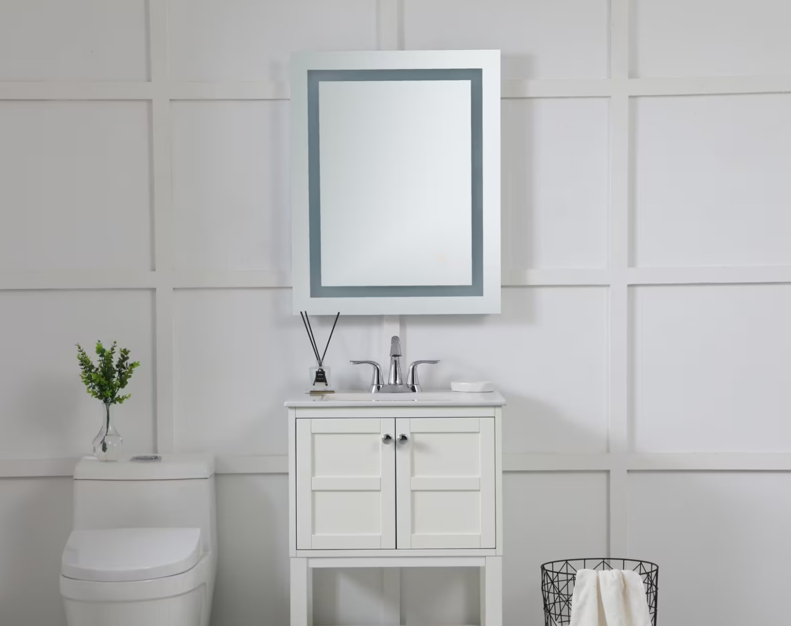 Nova LED Hardwired 24" x 30" Rectangle Dimmable Mirror