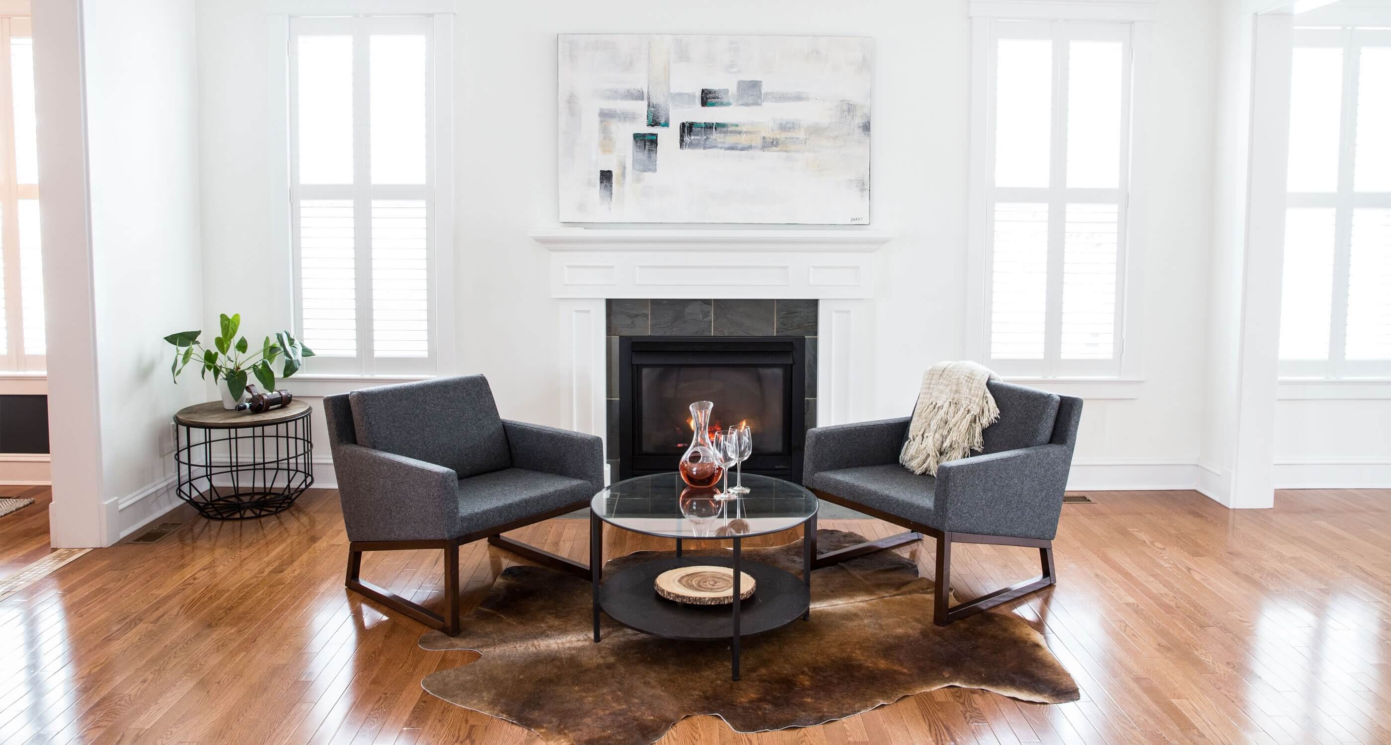 Nova Sled Wood Lounge Armchair