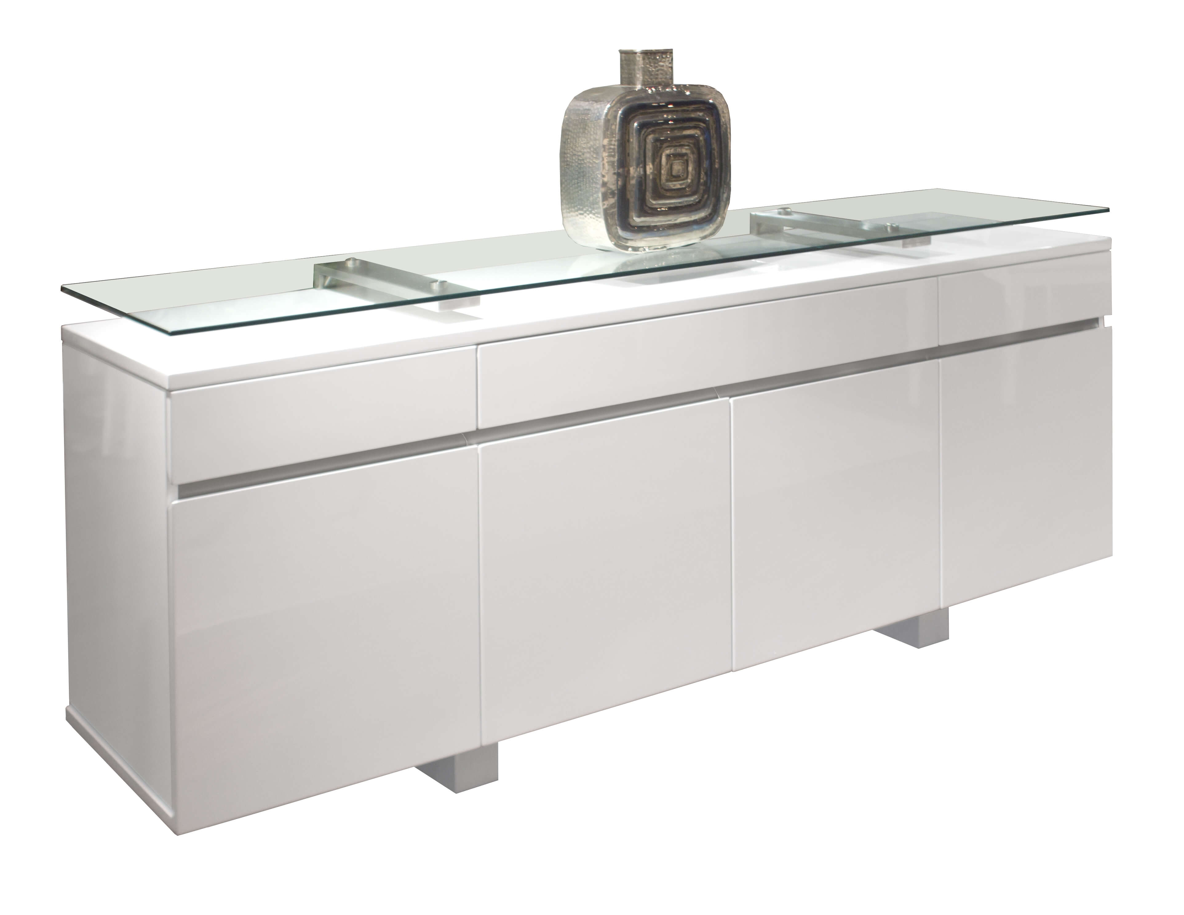 Novo Wood/Glass/Metal Buffet by Sharelle Furnishings