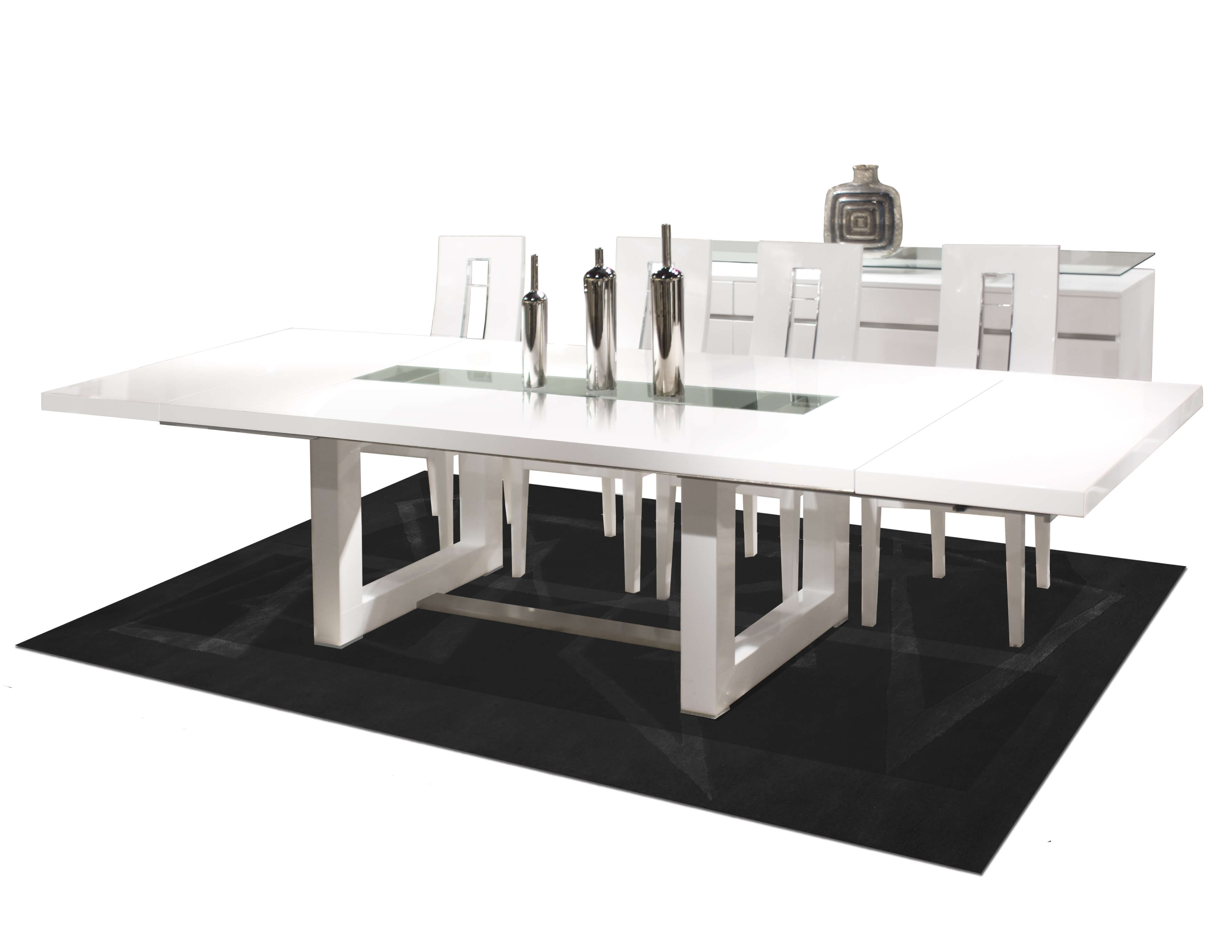 Novo Wood/Leather Dining Room Set by Sharelle Furnishings