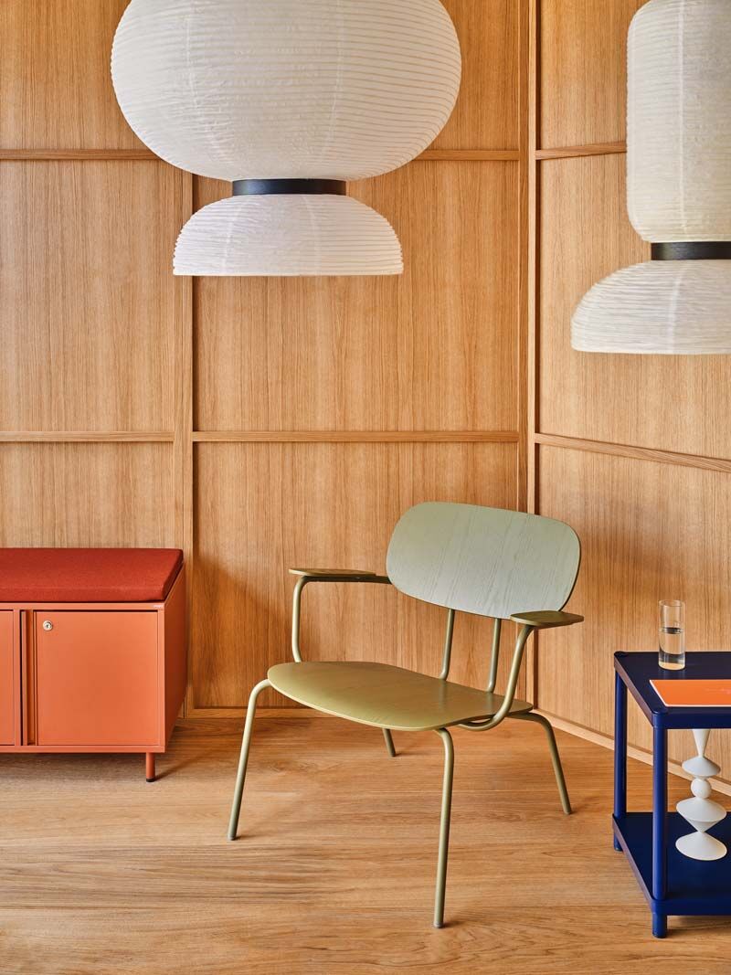 New School Lounge Plywood Armchair