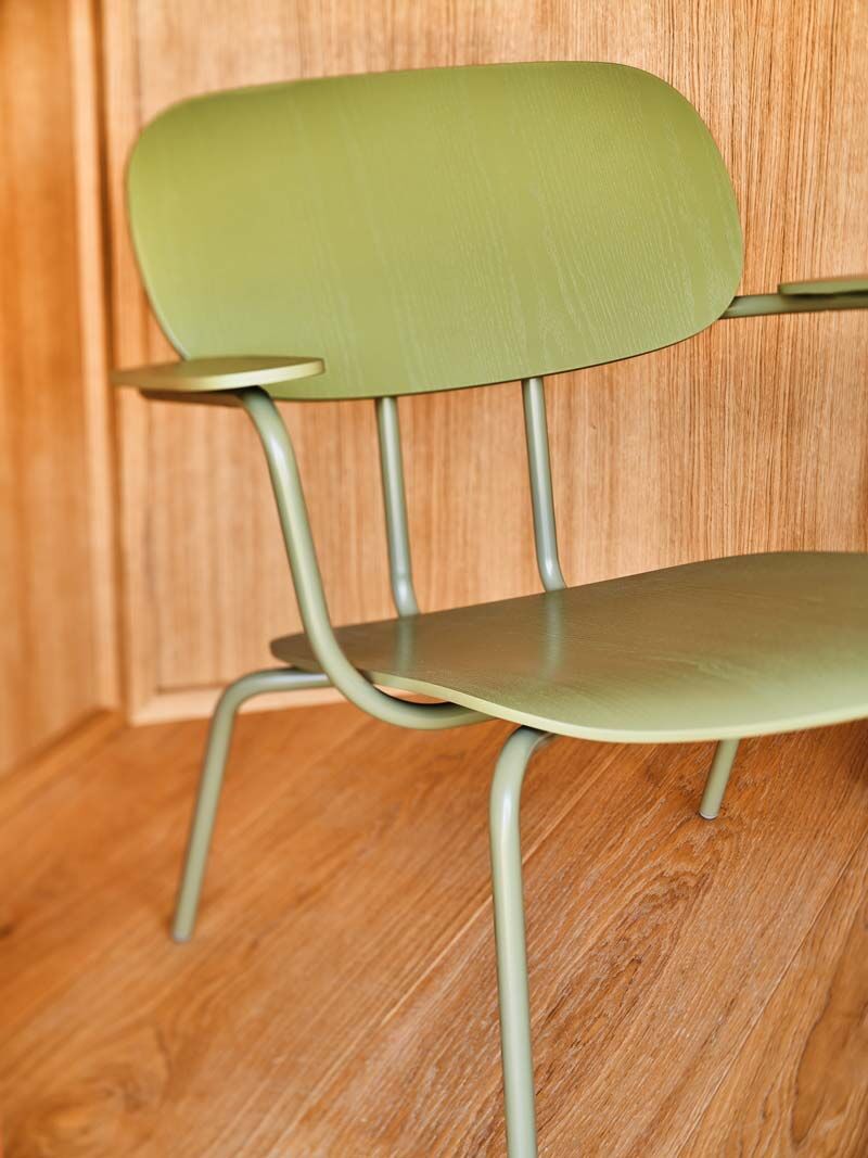 New School Lounge Plywood Armchair