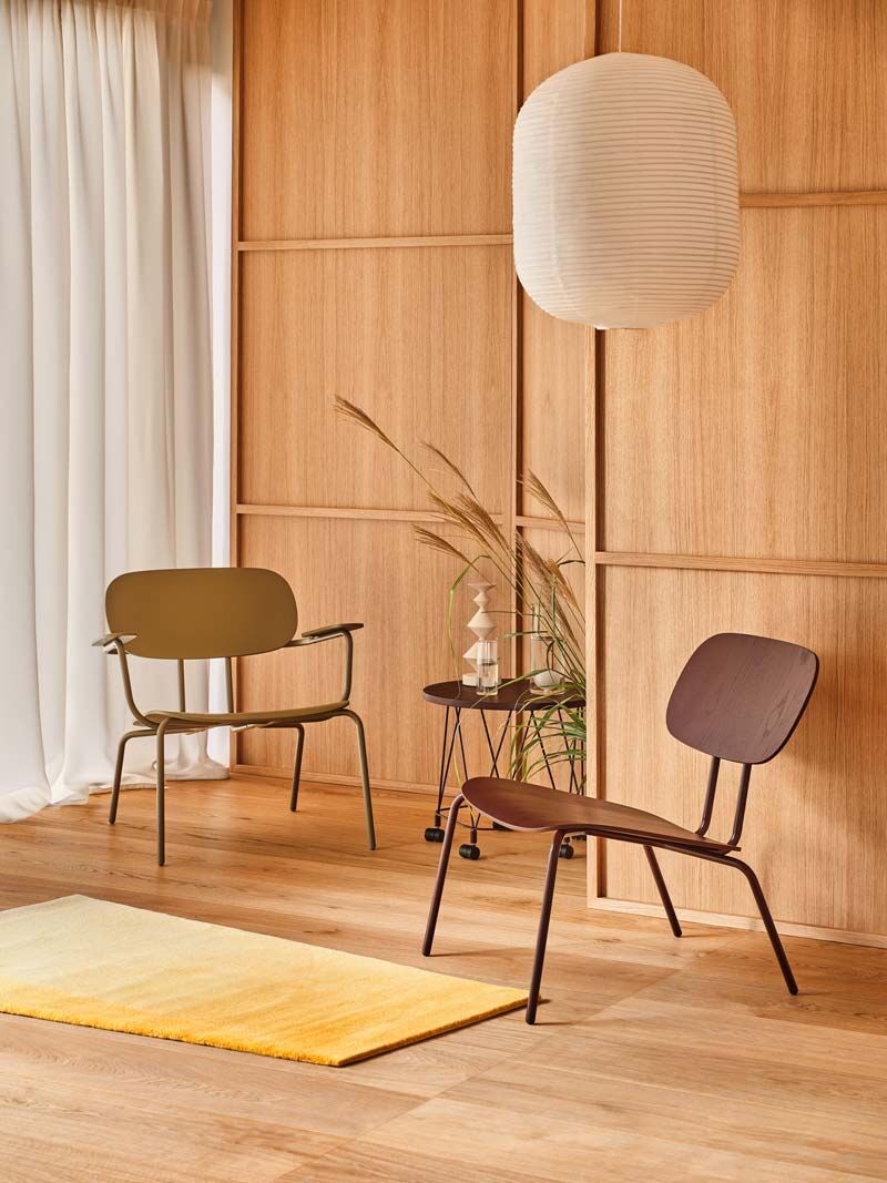 New School Lounge Plywood Armchair