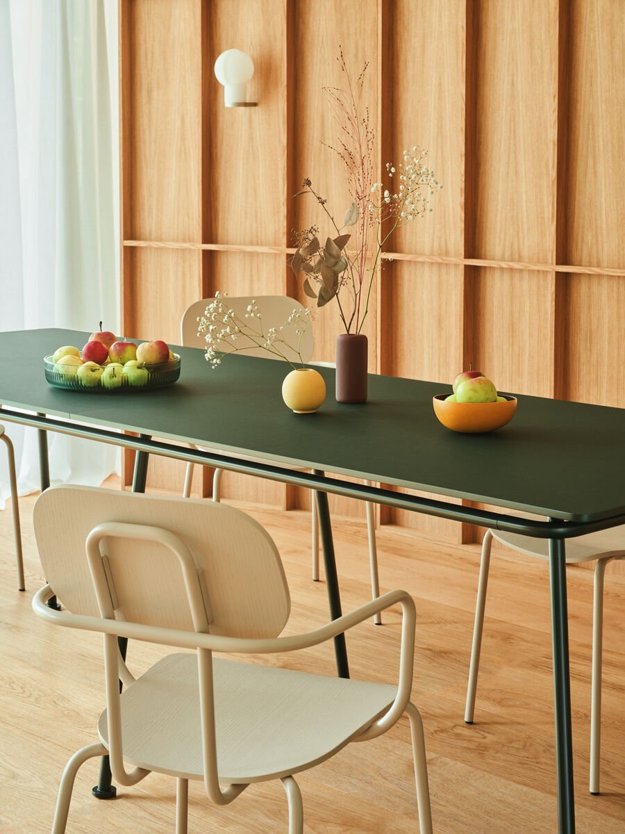 New School MDF/Metal Rectangular Meeting Conference Bench Table