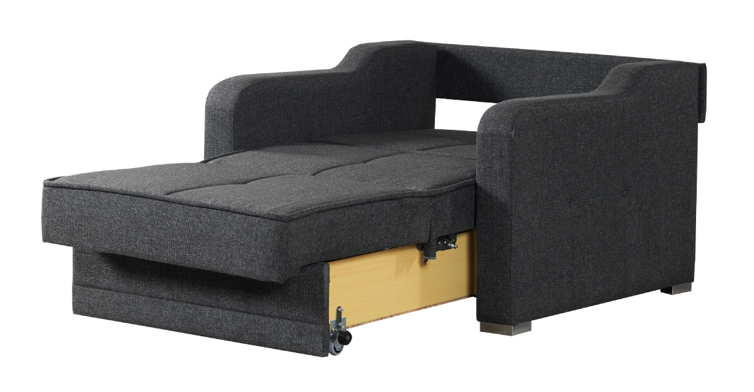 Nutley Upholstered Pull-Out Storage Sleeper