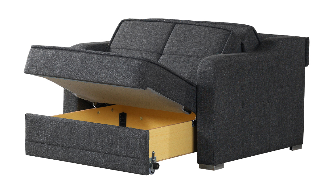 Nutley Upholstered Pull-Out Storage Sleeper