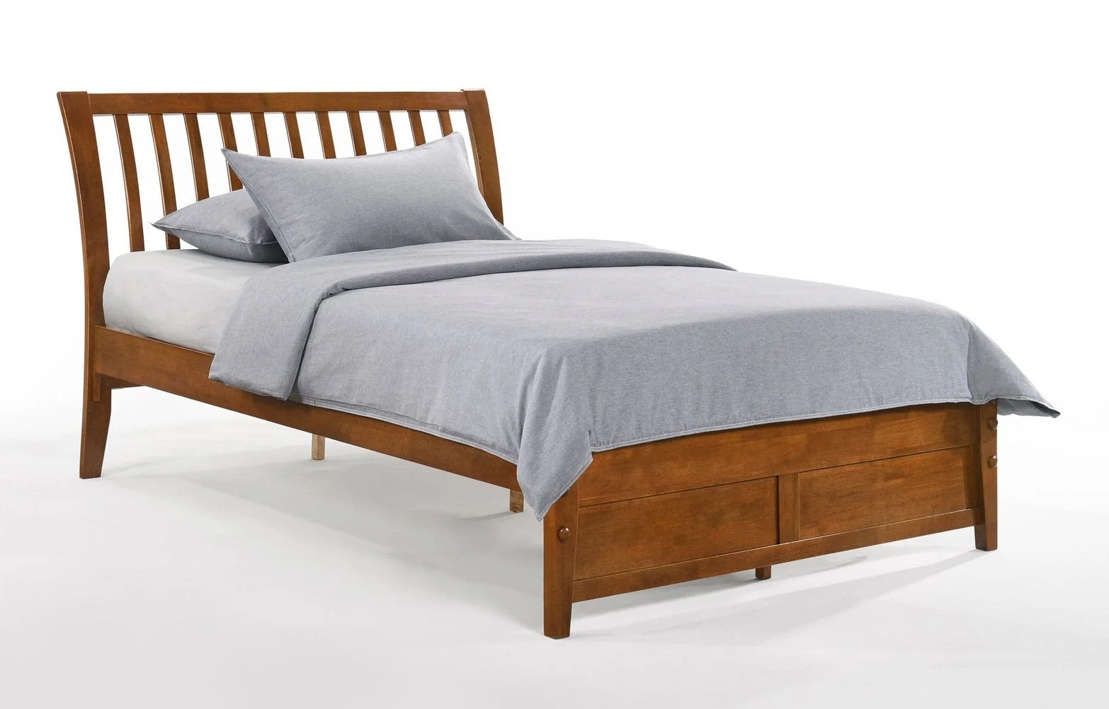 Spices Nutmeg Wood K-Series High/Low Platform Bed
