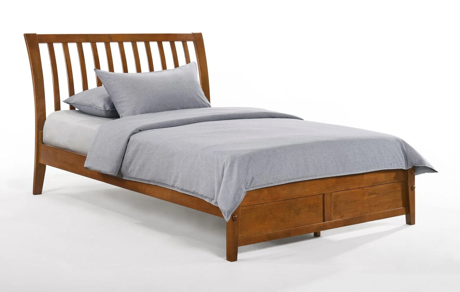 Spices Nutmeg Wood K-Series High/Low Platform Bed