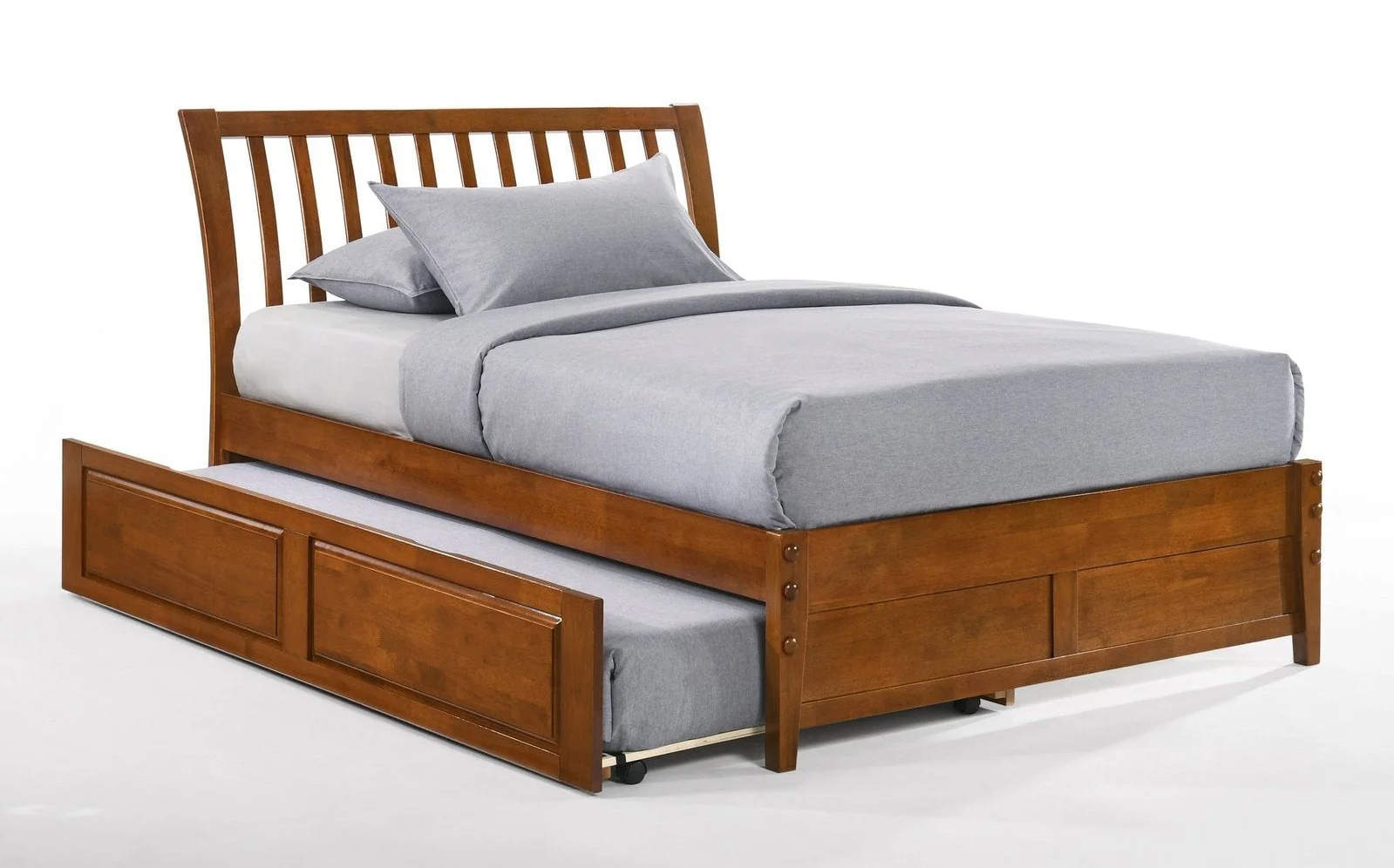 Spices Nutmeg Wood K-Series High/Low Platform Bed