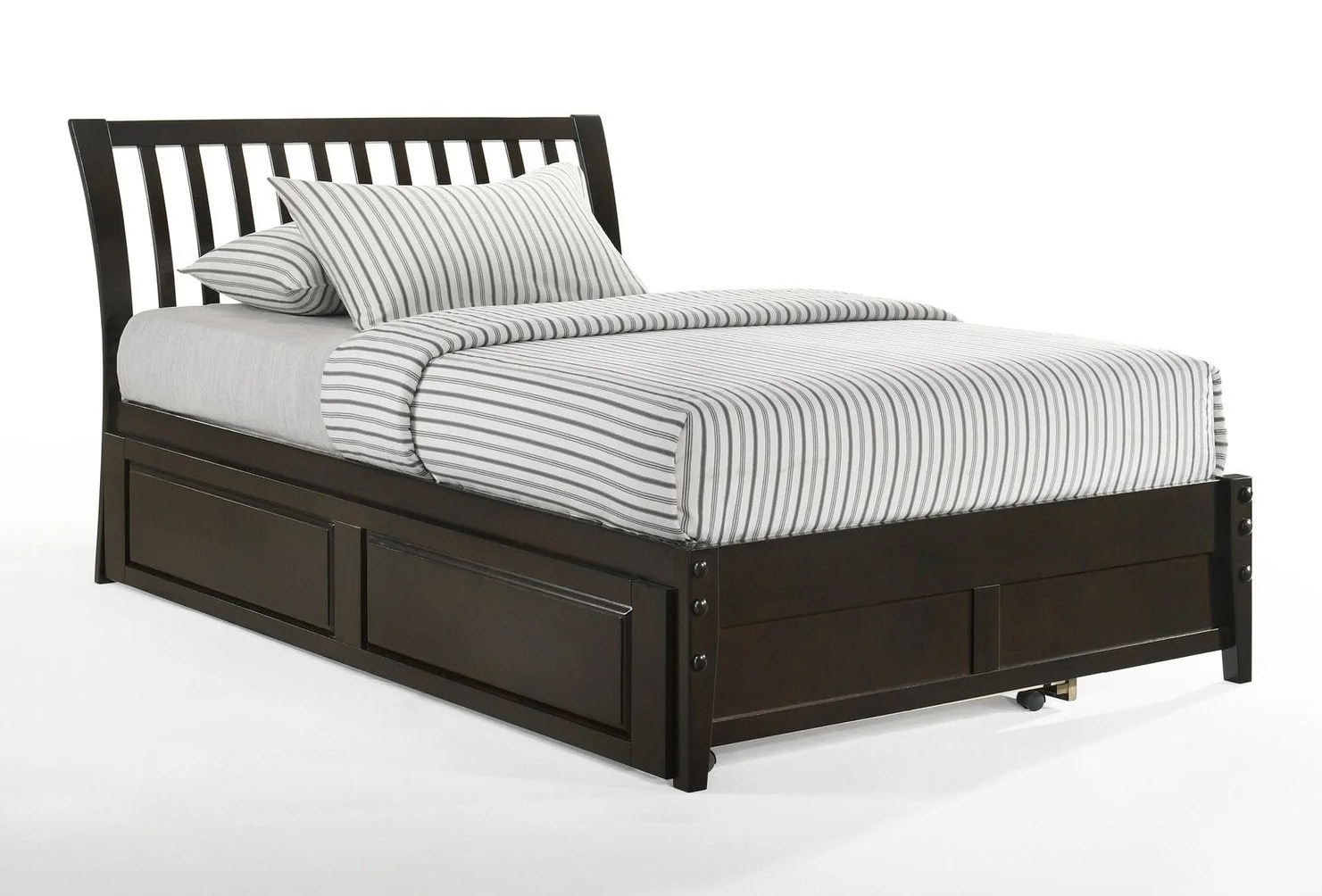Spices Nutmeg Wood K-Series High/Low Platform Bed