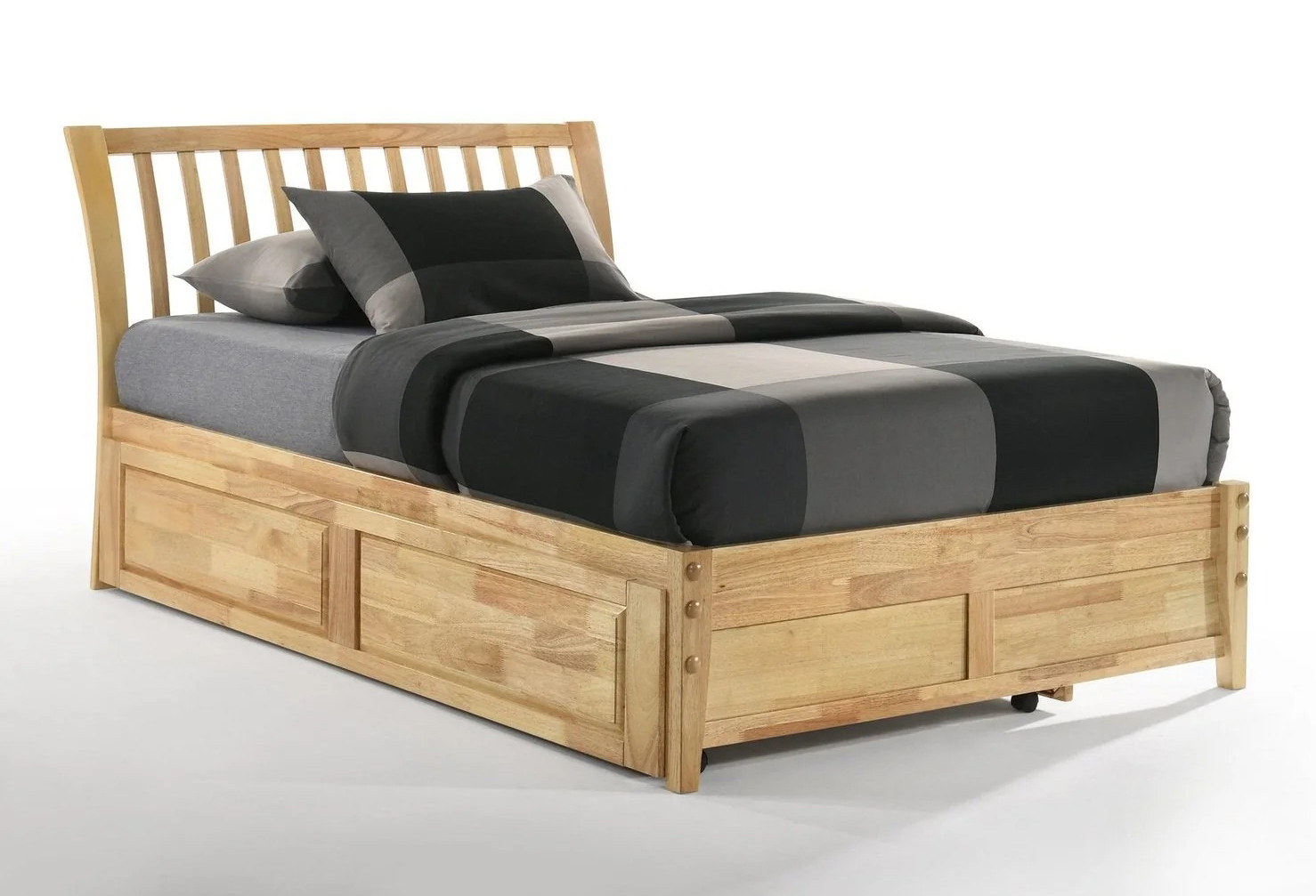 Spices Nutmeg Wood K-Series High/Low Platform Bed