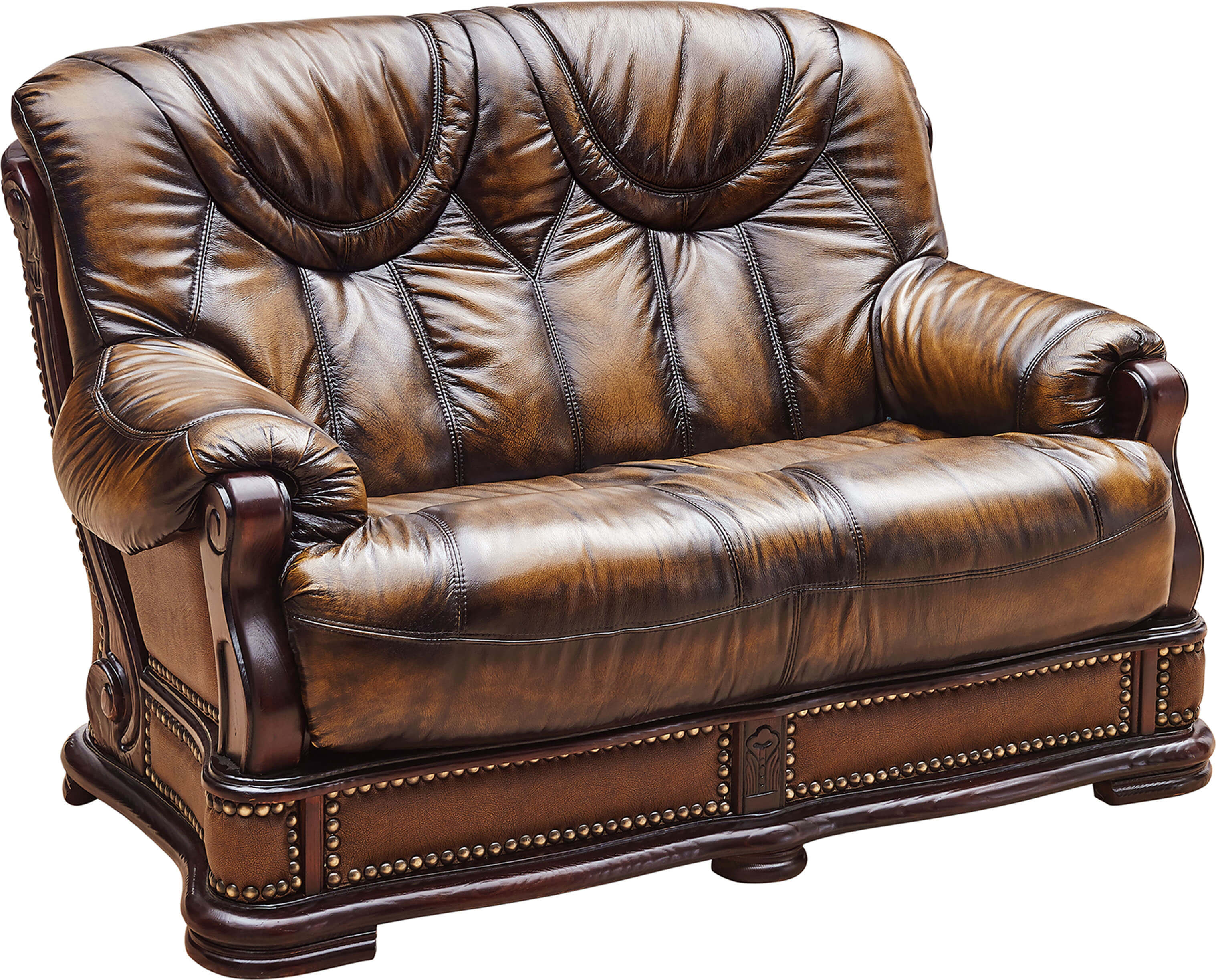 Oakman Leather/Eco-Leather Living Room Set by ESF Furniture