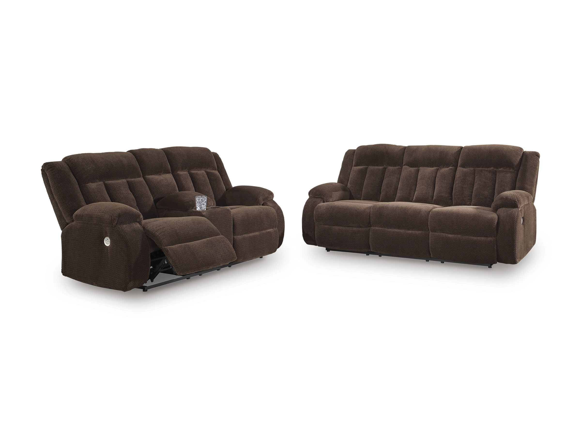Observation Fabric Recliner Living Room Set