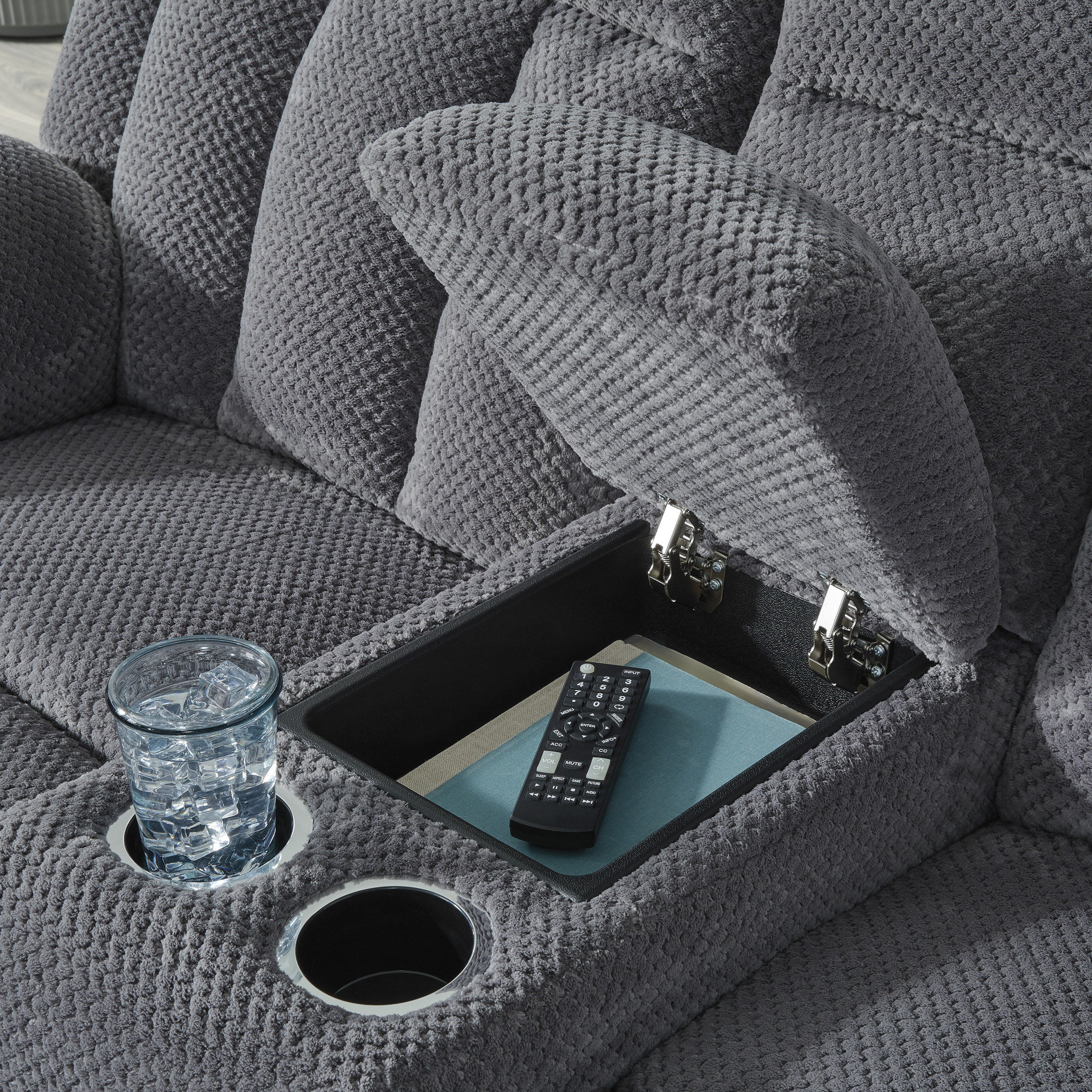 Observation Fabric Recliner Living Room Set
