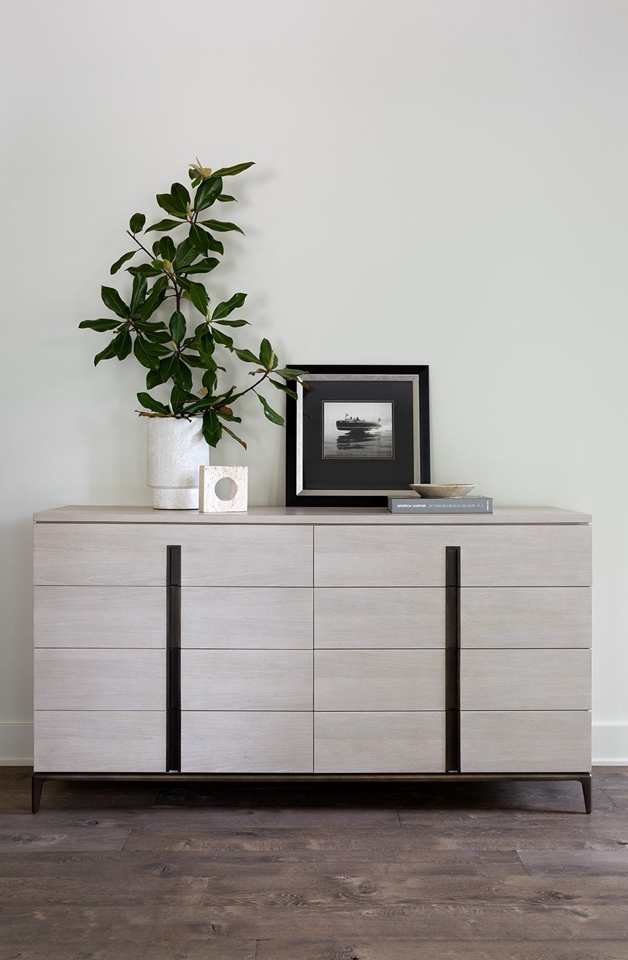 Summerland Fabric/Metal Panel Bedroom Set